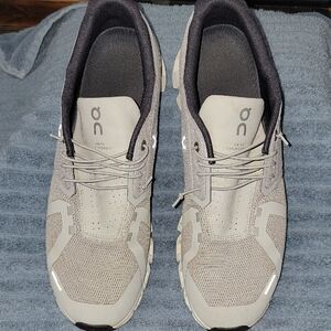 On Cloud 6 Men's Size 12 Glacier/White Shoes